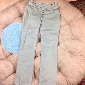 Civil Smith Pants 26 Green Slim Pockets Green